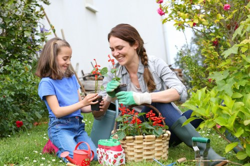 Garden recycling and sustainable waste sorting in Old Coulsdon