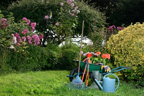 Seasonal garden care in Old Coulsdon with shrubs and planting beds