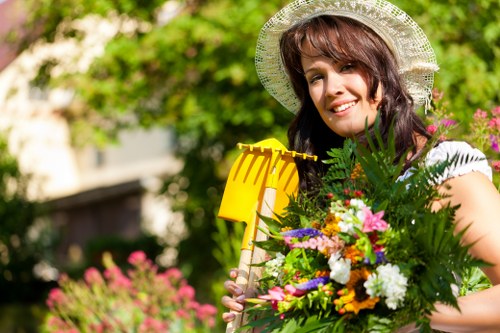 Garden service terms with booking and cancellation details